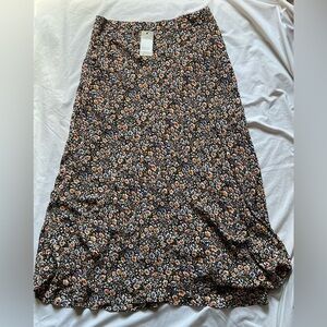 NWT Boden Bias-Cut Printed Midi Skirt, Size US 10R